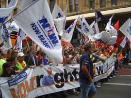 raw-rally Your Rights at Work succeeded in toppling Howard, but has it made the unions any stronger?