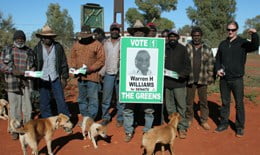 ntgreens Greens supporters at Ampilatwatja and other remote Aboriginal communities in the Northern Territory turned out to vote against the Intervention